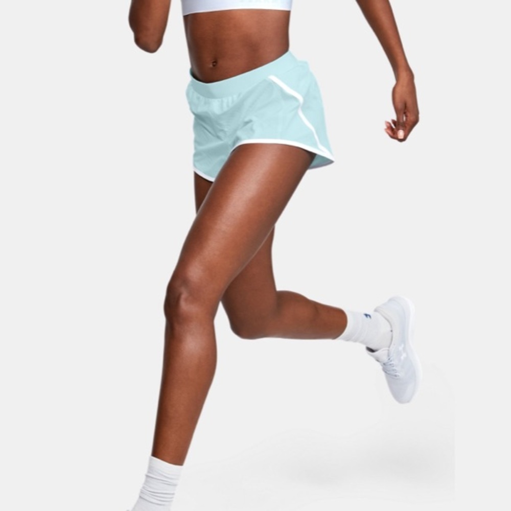 Under Armour Fly-By 2.0 Shine On Mini Shorts